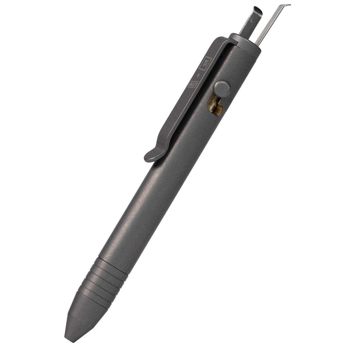 Big Idea Design x Knafs Lil Sancho Stonewashed Titanium Bolt-Action Pen