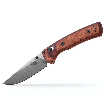 Benchmade 15090 SlipRidge 3.5" Magnacut Stabilized Wood Folding Knife