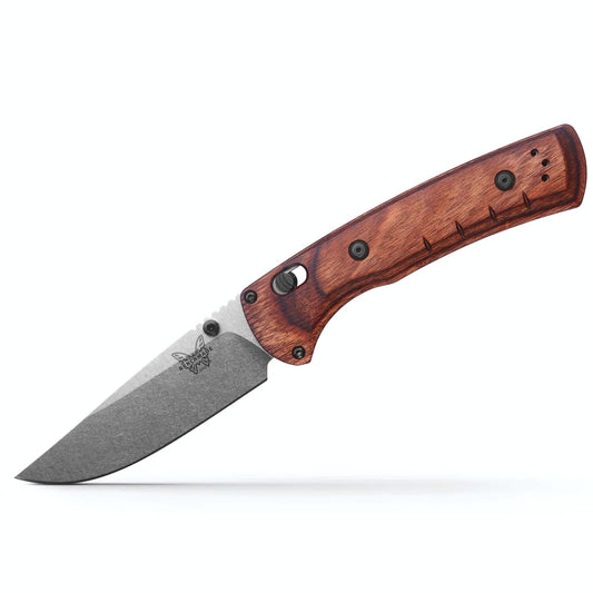 Benchmade 15090 SlipRidge 3.5" Magnacut Stabilized Wood Folding Knife