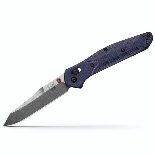 Benchmade 940-04 Osborne 3.4" M390 Denim Micarta Folding Knife