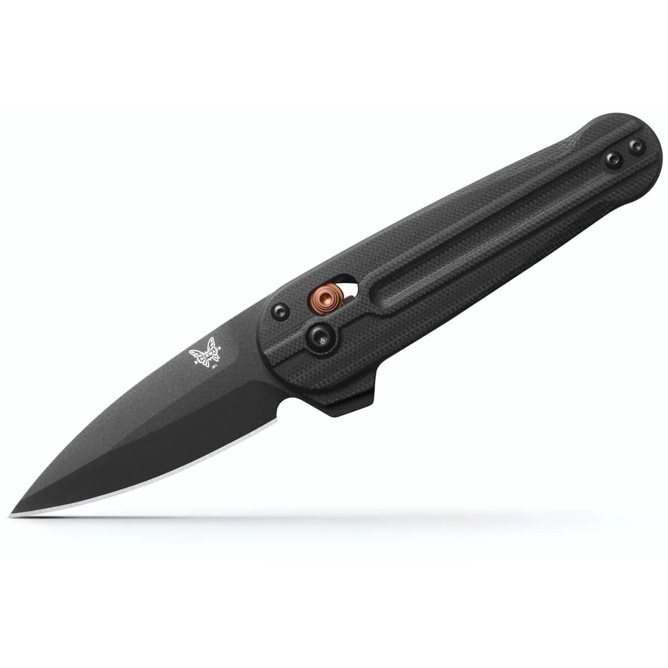 Benchmade 491BK-02 Lowden 2.8" S90V Cerakote Black G10 Folding Knife