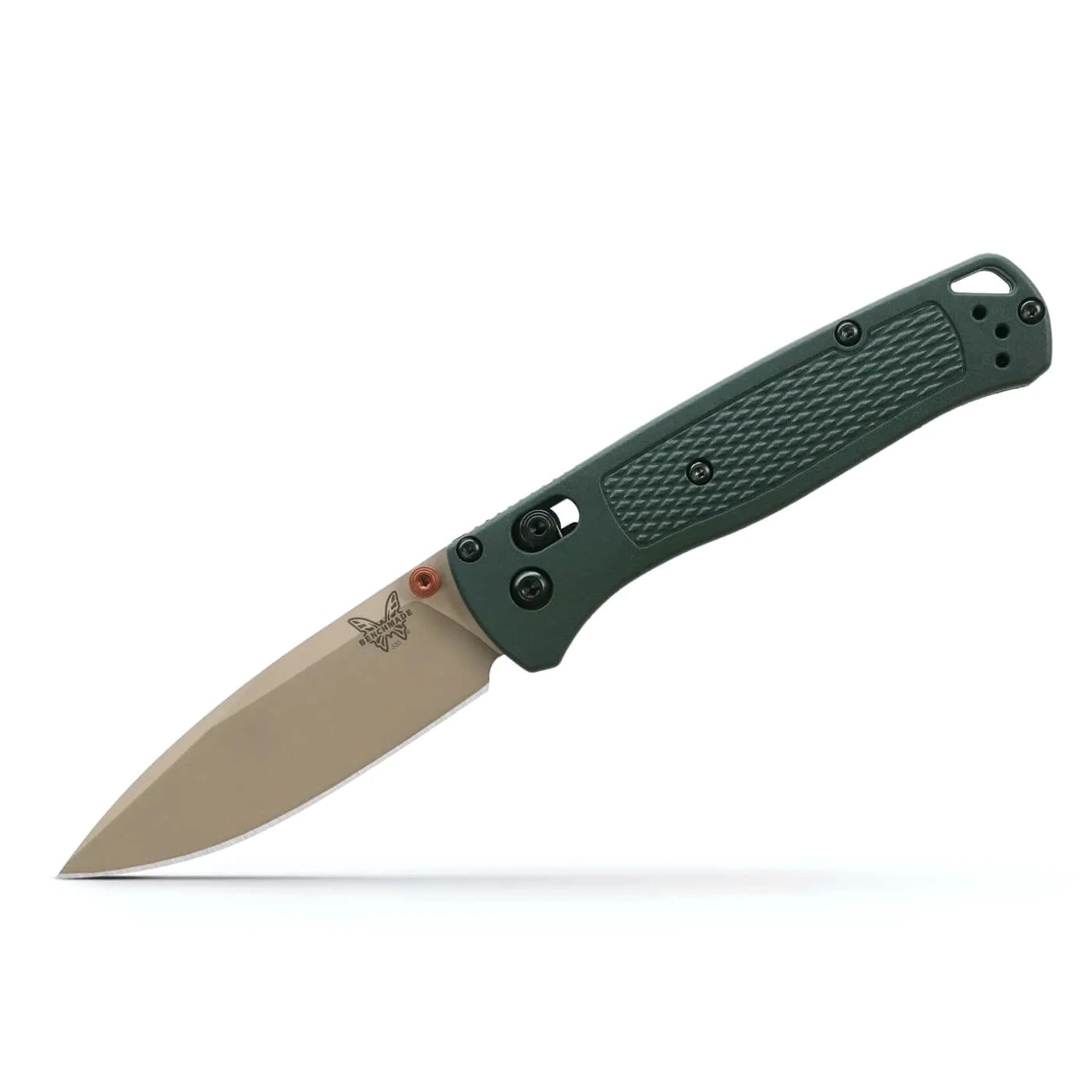 Benchmade 535TN-2601 Bugout 3.2" ELMAX McMillan Tan Cerakote Taiga Green Grivory Folding Knife