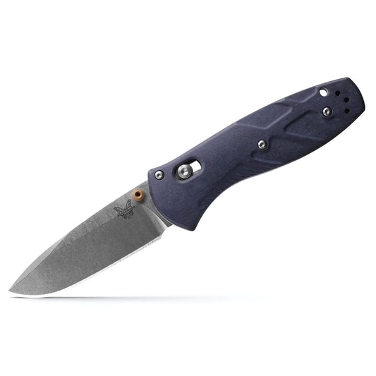 Benchmade 585-03 Osborne Mini Barrage 2.91" CPM-S30V A/O Folding Knife with Blue Canyon Richlite Handle