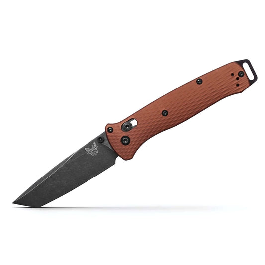 Benchmade 537BK-07 Bailout 3.38" CPM-Magnacut Cerakote Tanto Folding Knife with Burnt Copper Aluminum Handle