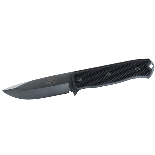 Fallkniven F1xb Elmax Black 4" Fixed Blade Knife with Zytel Sheath