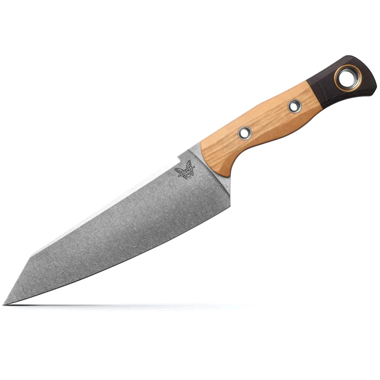 Benchmade Wildcoast 4070-02 6.83" CPM-154 Maple Valley Richlite Black G10 Fixed Blade Knife with Sheath