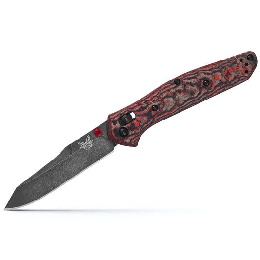 Benchmade 940BK-2502 Osborne Limited Edition 3.4" CPM-Magnacut DLC Lava Flow Fatcarbon Folding Knife