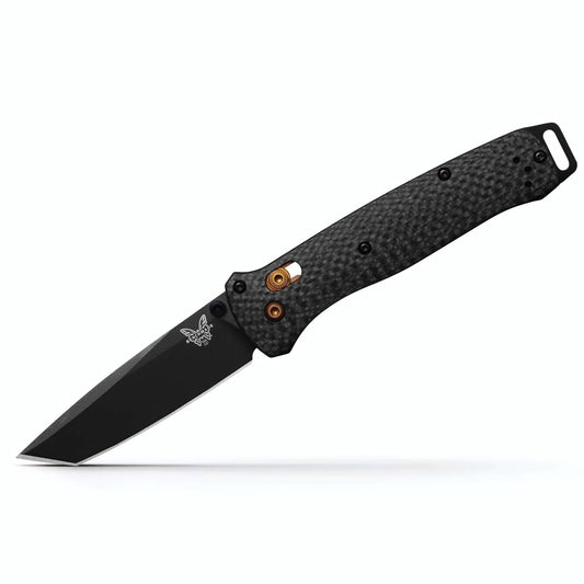 Benchmade 537BK-10 Bailout 3.38" CPM-S90V PVD Tanto Folding Knife with Carbon Fiber Handle