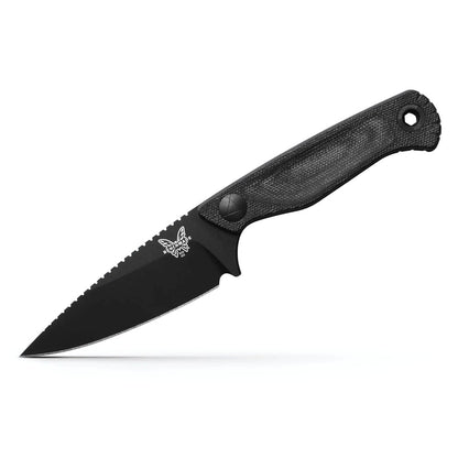 Benchmade 203BK-02 Dacian 3.54" CPM-Magnacut Black Cerakote Black Micarta Fixed Blade Knife