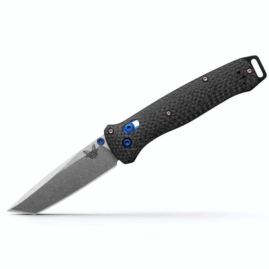 Benchmade 537-09 Bailout 3.38" M390 Tanto Folding Knife with Carbon Fiber Handle