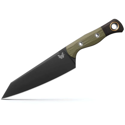 Benchmade Wildcoast 4070BK-01 6.83" CPM-154 DLC OD Green/Black G10 Fixed Blade Knife with Sheath