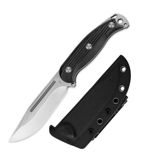 Kizer Ursa Major 4.43" AEB-L Black G10 Fixed Blade Knife 1082A1