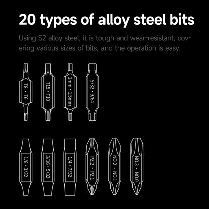 NexTool Bit Kit - Fits Leatherman Tools, Nextool Flagship Captain and Pocket Tool E1