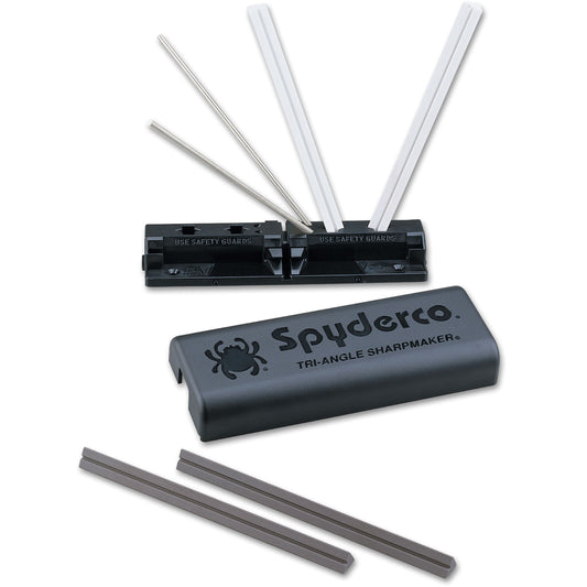 Spyderco Tri-Angle Sharpmaker Knife Sharpener Set with DVD 204MF