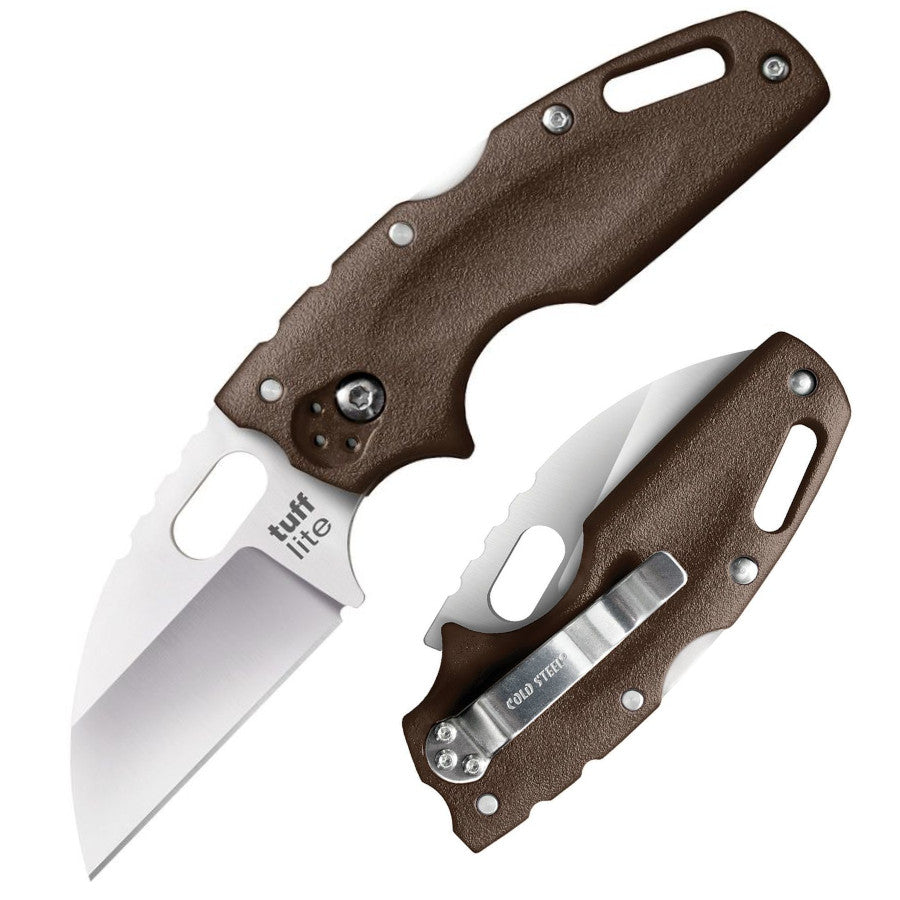 Cold Steel Tuff Lite 2.5" AUS8A Folding Knife with Flat Dark Earth Grivory Handle