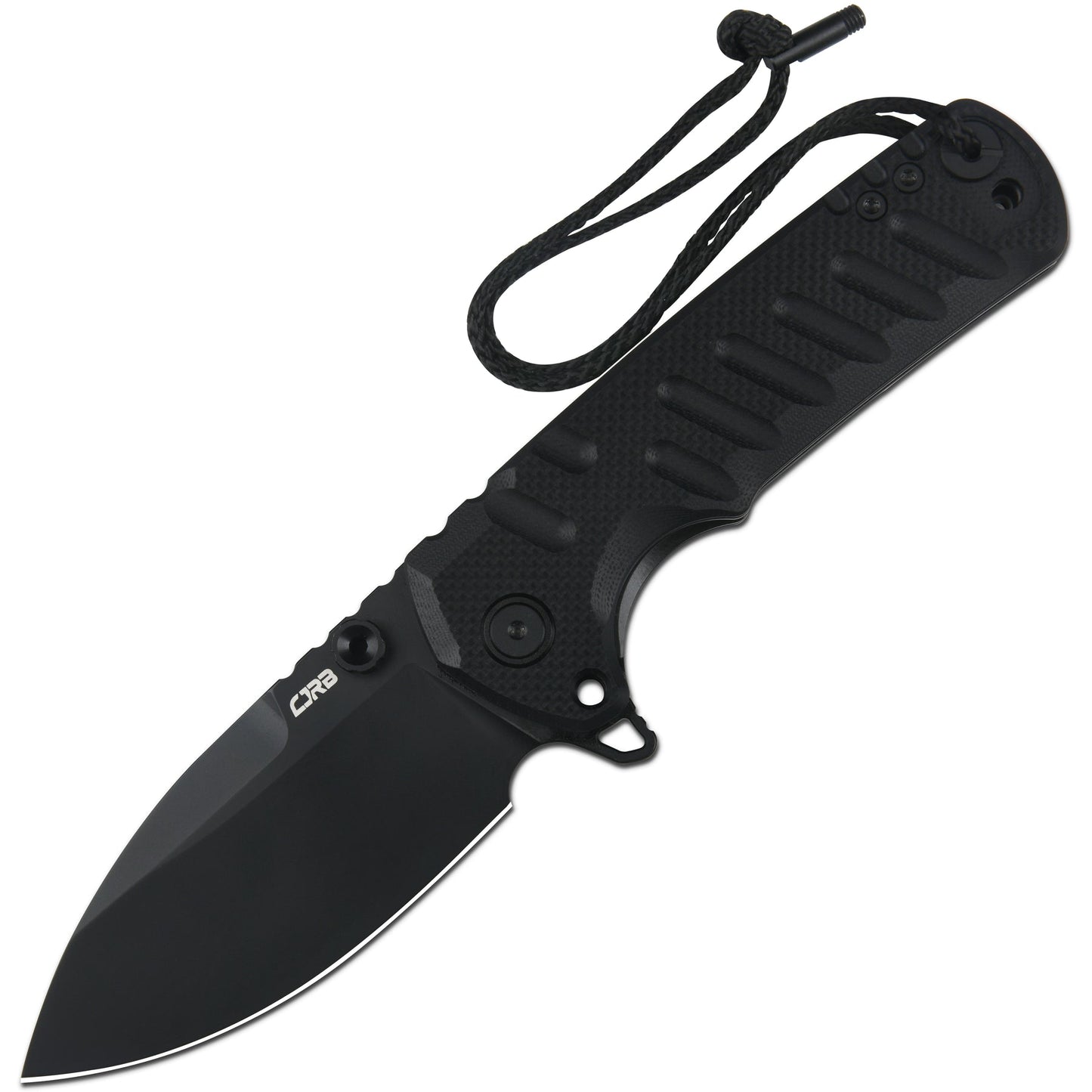 CJRB Tundra 3.78" D2 PVD Black G10 Locking Pin Folding Knife J1966-BBK