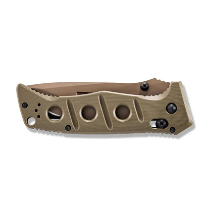 Benchmade 275FE-2 Adamas 3.82" CPM-CruWear Flat Earth/OD G10 Folding Knife