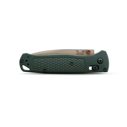 Benchmade 535TN-2601 Bugout 3.2" ELMAX McMillan Tan Cerakote Taiga Green Grivory Folding Knife