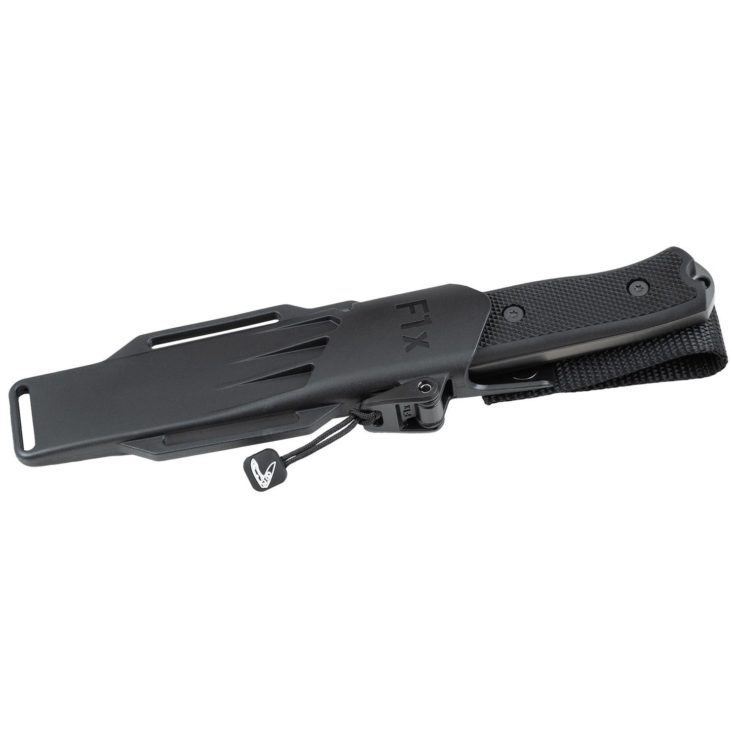 Fallkniven F1xb Elmax Black 4" Fixed Blade Knife with Zytel Sheath