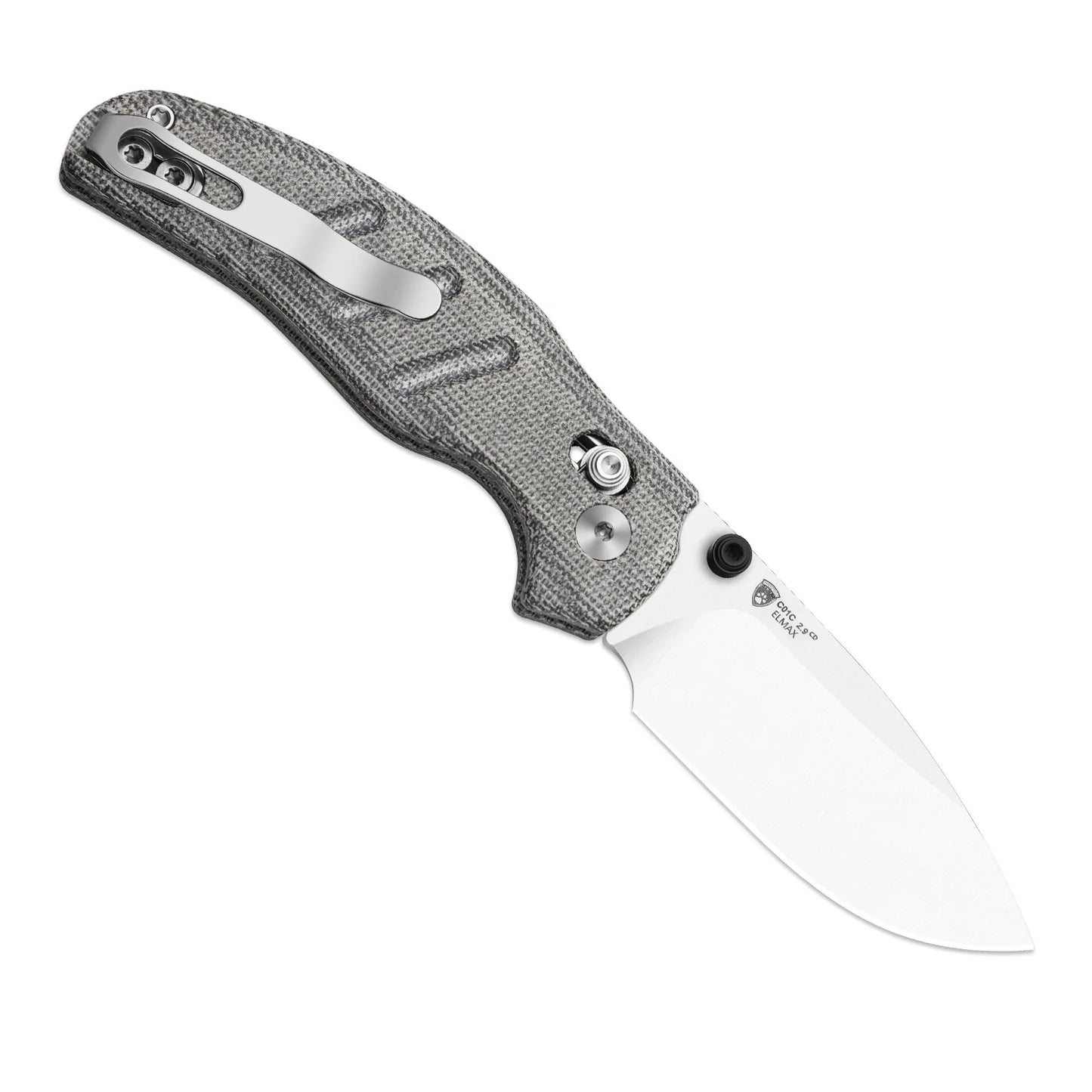 Kizer Sheepdog C01C 2.95" Elmax Norplex UltreX Micarta Clutch-Lock Folding Knife Ki3488.29CDA2