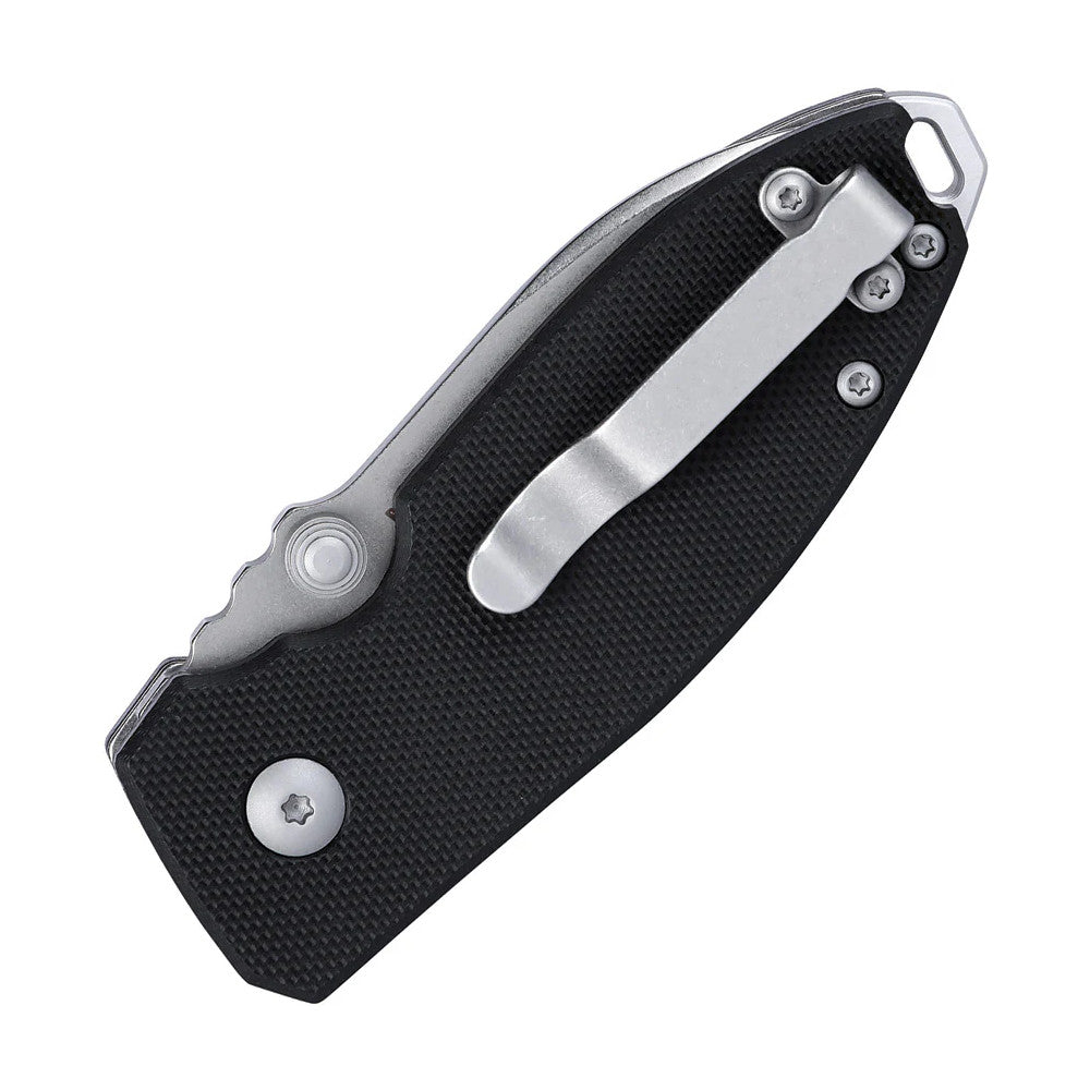CRKT Squid Button Lock 2.27" D2 Black G10 IKBS Folding Knife by Lucas Burnley 2474