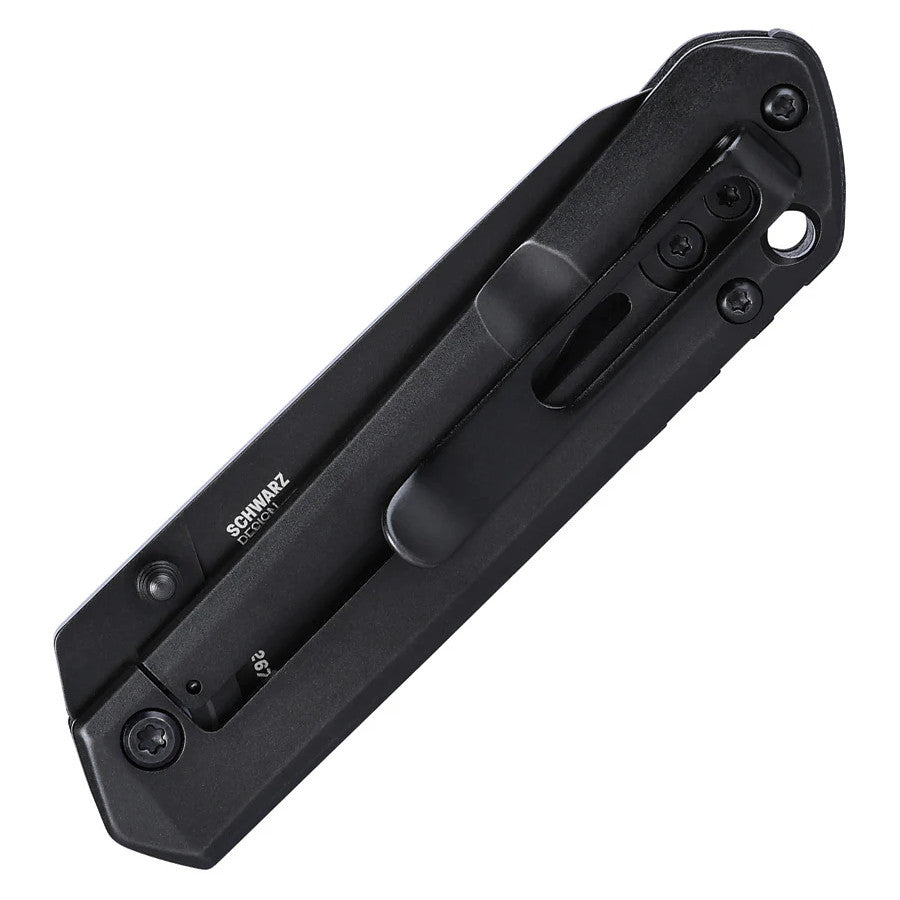 CRKT Straight 2.6" D2 Black G10 IKBS Folding Knife by TJ Schwartz 2670