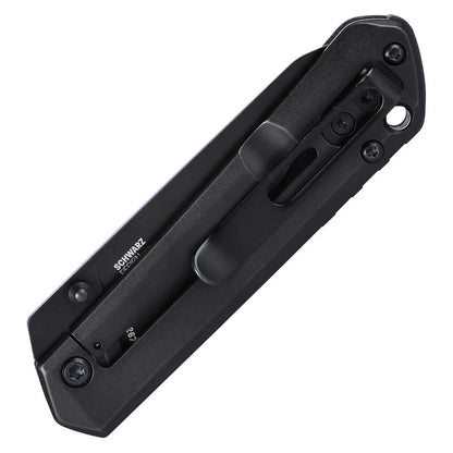 CRKT Straight 2.6" D2 Black G10 IKBS Folding Knife by TJ Schwartz 2670