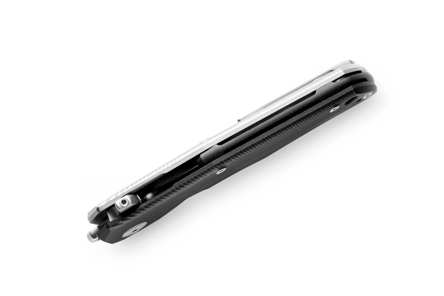 LionSteel Q4ttro 3.15" Magnacut Black G10 Titanium Folding Knife Q4 GBK