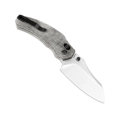 Kizer Bulldog Clutch-Lock 3" 154CM Canvas Micarta Folding Knife V3672C2