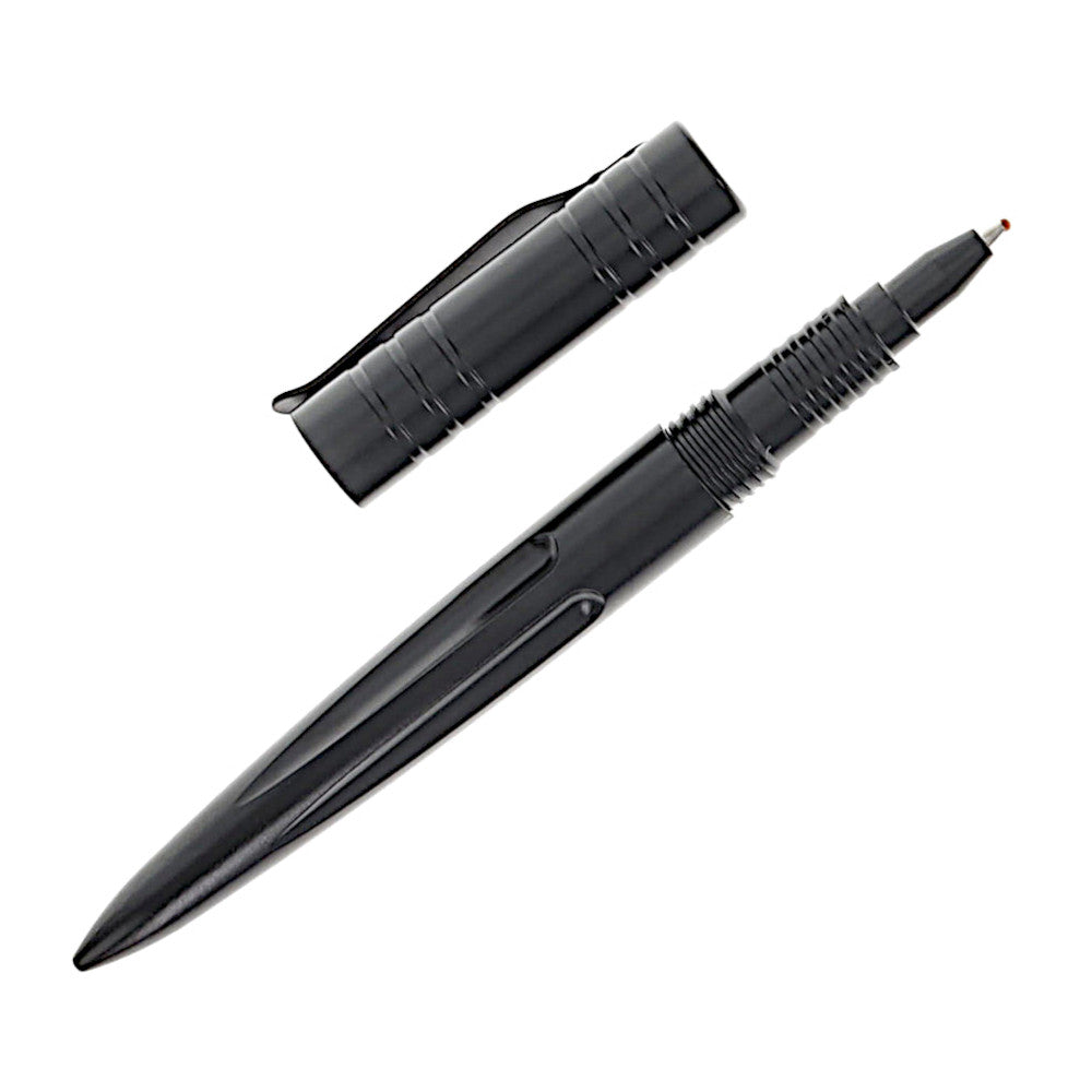 Schrade Delta-Class Reckon 5.75" Black Aluminium Tactical Defence Pen