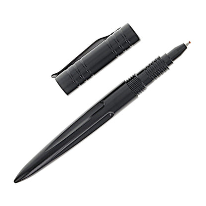 Schrade Delta-Class Reckon 5.75" Black Aluminium Tactical Defence Pen