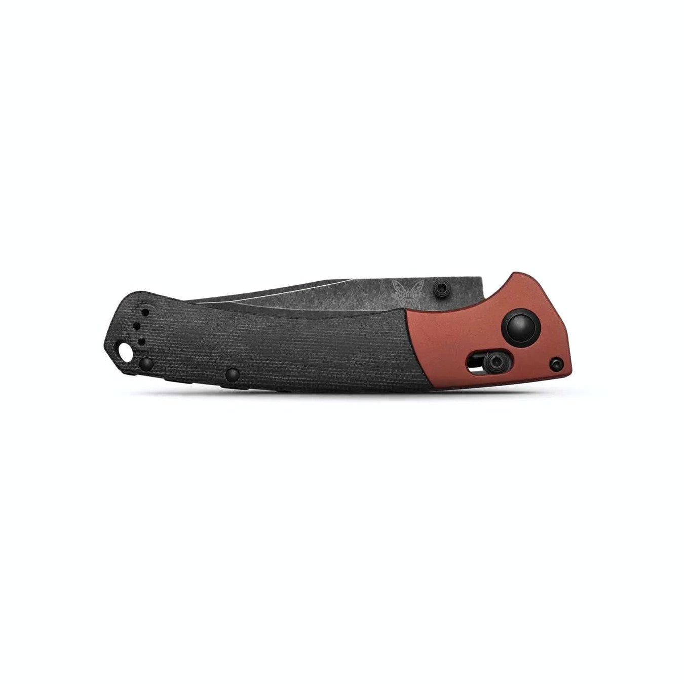 Benchmade 15080BK-04 Crooked River 4" CPM-Magnacut DLC Folding Knife with Burnt Copper Black Micarta Handle