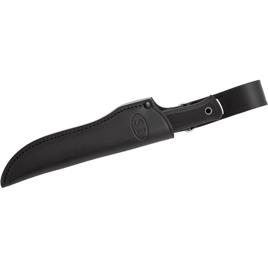 Fallkniven S1L Lam.VGWolf (VG7) 5.1" Fixed Blade Knife with Leather Sheath