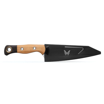 Benchmade Wildcoast 4070-02 6.83" CPM-154 Maple Valley Richlite Black G10 Fixed Blade Knife with Sheath