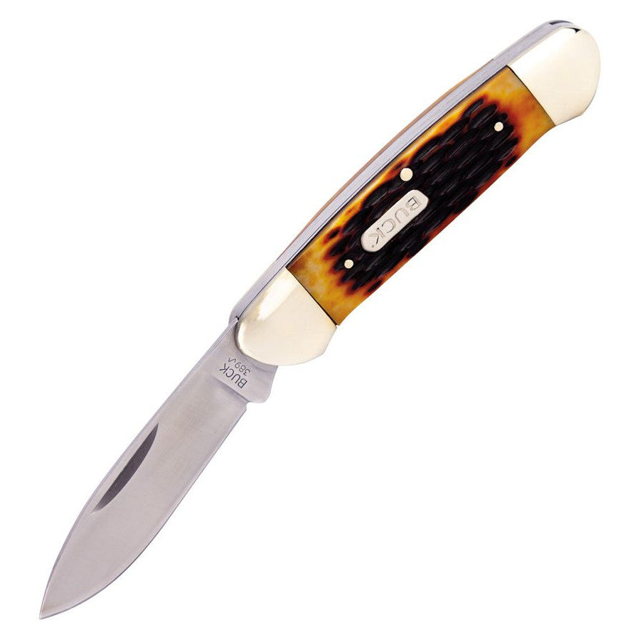 Buck 389 Canoe Jigged Bone Pocket Folding Knife