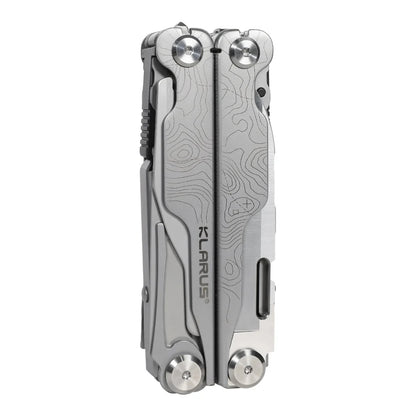 Klarus MT07 Silver Multi-Tool 20 Functions with Nylon Pouch