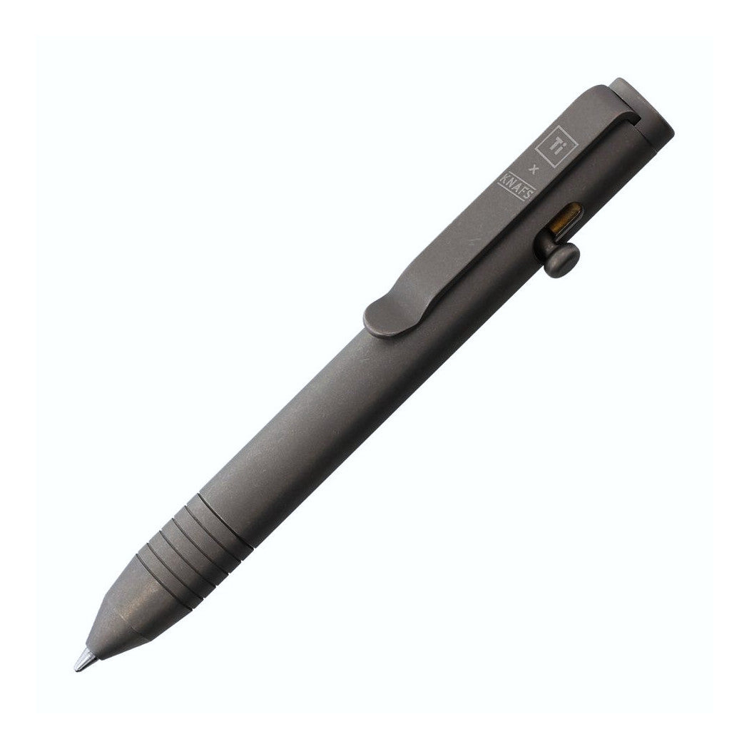 Big Idea Design x Knafs Lil Sancho Stonewashed Titanium Bolt-Action Pen