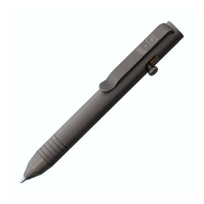 Big Idea Design x Knafs Lil Sancho Stonewashed Titanium Bolt-Action Pen