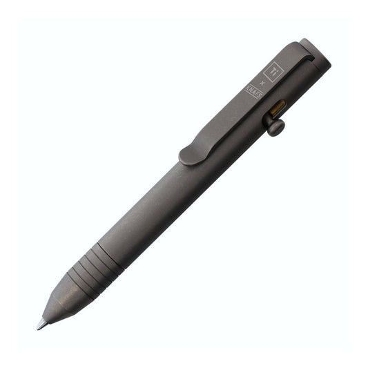 Big Idea Design x Knafs Lil Sancho Stonewashed Titanium Bolt-Action Pen