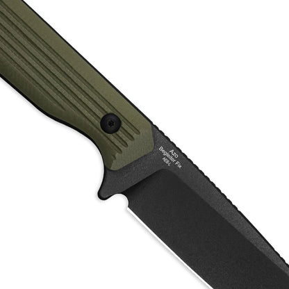 Kizer Begleiter Fix 3.74" AEB-L Green G10 Fixed Blade Knife 1045MT2