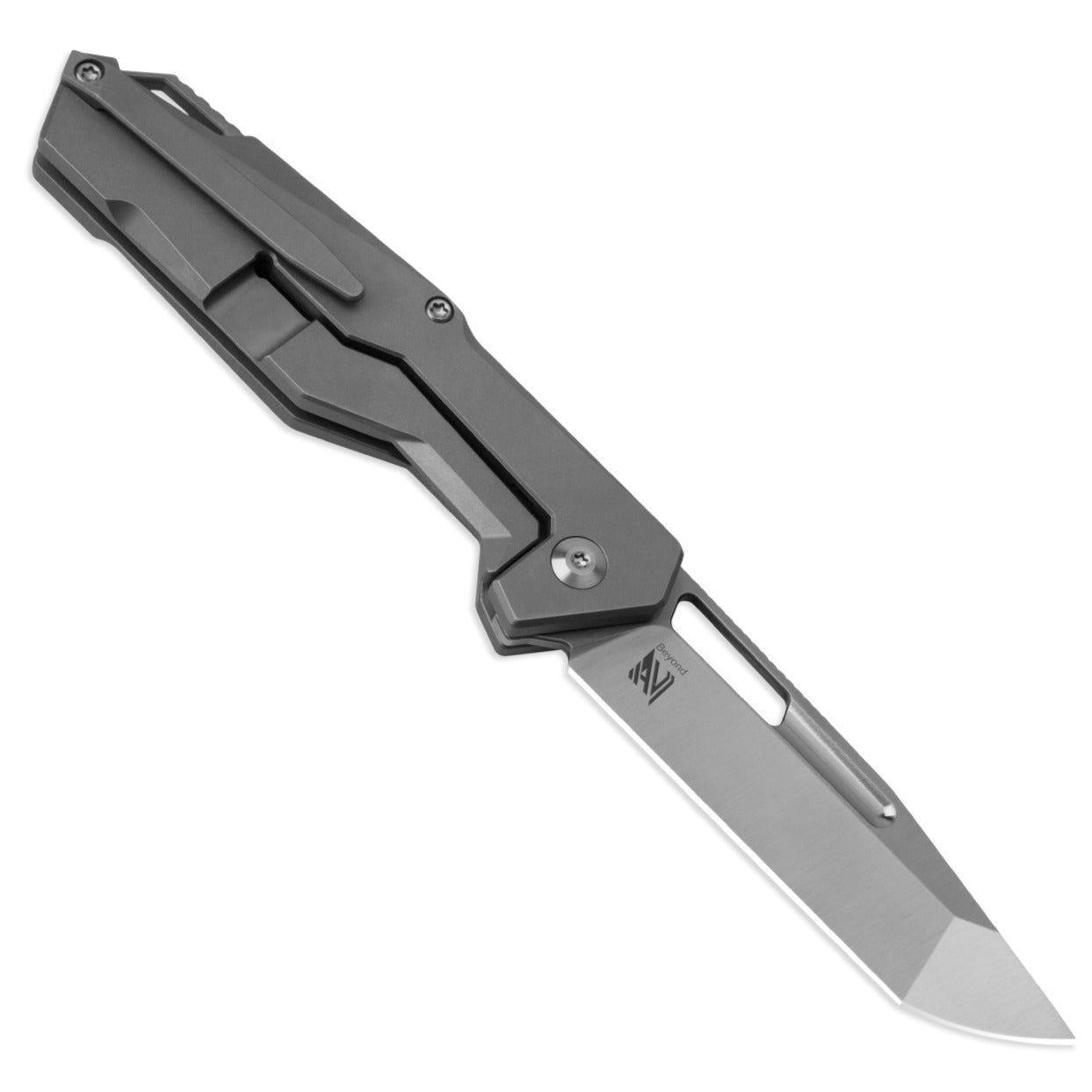 Kizer Beyond 3.35" S35VN Tanto Titanium Folding Knife Ki3678A1