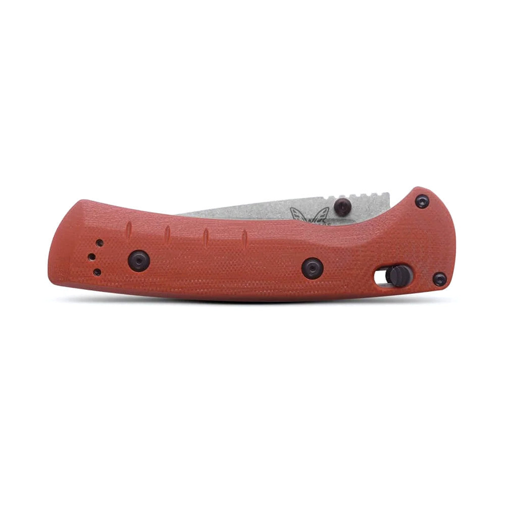 Benchmade 15090-01 SlipRidge 3.5" Magnacut Rust Orange G10 Folding Knife