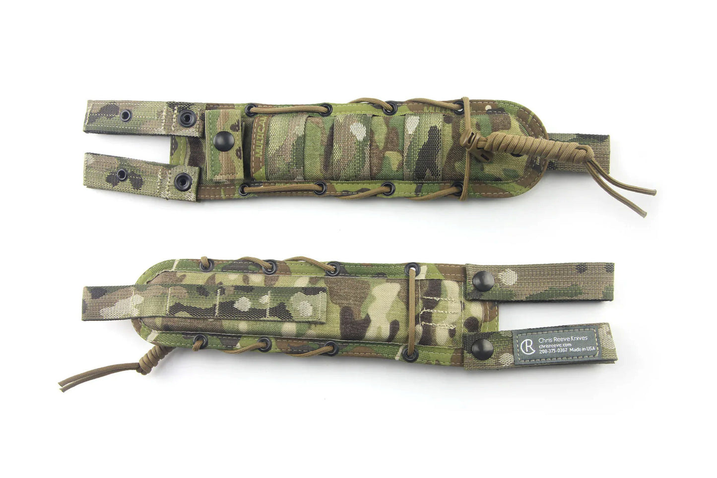 Chris Reeve Pacific 6" CPM Magnacut Fixed Blade Knife Micarta Handle Camo Sheath PAC-1000