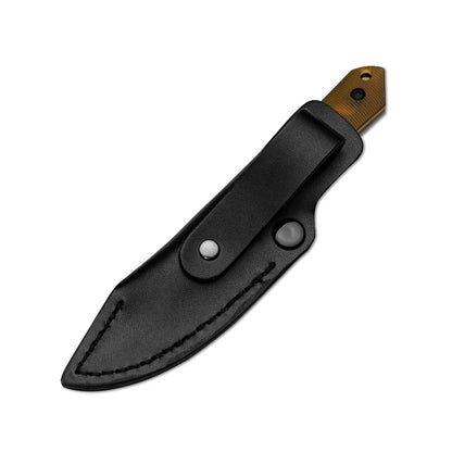 Kizer Harpoon Mini 3" Black 3V PEI Ultem Fixed Blade Knife by Maverick Customs 1040S5