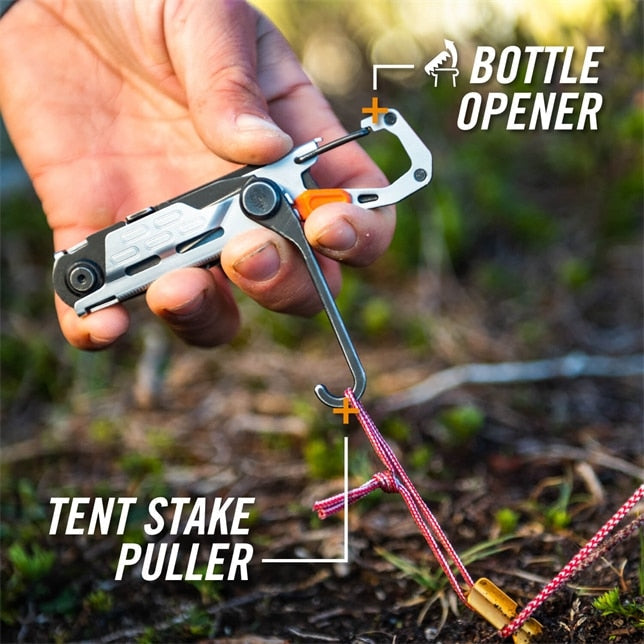 Gerber Stake Out Graphite Camp Multi-Tool with Ferro Rod