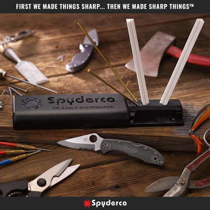 Spyderco Tri-Angle Sharpmaker Knife Sharpener Set with DVD 204MF