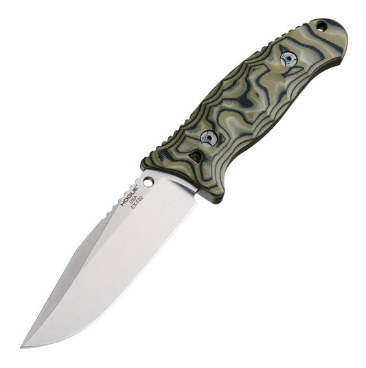 Hogue EX-F02 4.5" 154CM Green G-Mascus G10 Fixed Blade Knife MOLLE Sheath