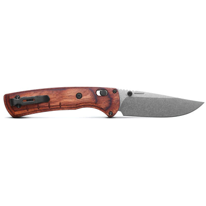 Benchmade 15090 SlipRidge 3.5" Magnacut Stabilized Wood Folding Knife