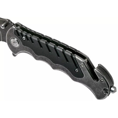 Smith & Wesson Border Guard 3.5" 7Cr17MoV Serrated G10 Rescue Folding Knife SWBG10S