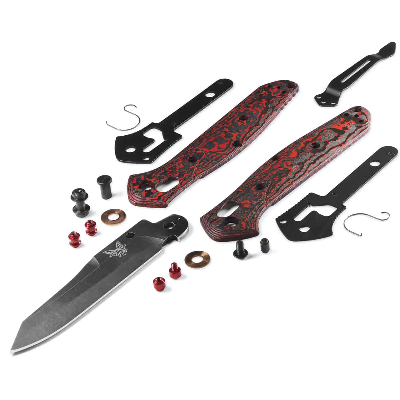 Benchmade 940BK-2502 Osborne Limited Edition 3.4" CPM-Magnacut DLC Lava Flow Fatcarbon Folding Knife